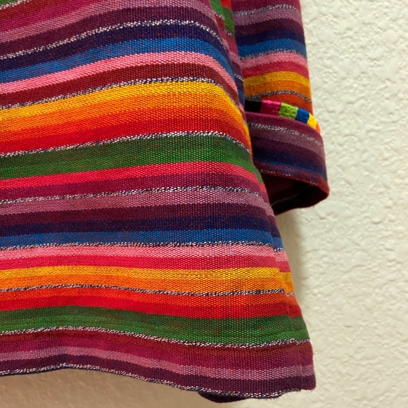 Rainbow Striped Zip-up Hoodie - Picture 13 of 16